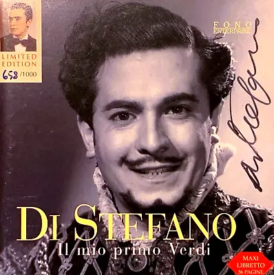 Signed GIUSEPPE DI STEFANO Il Mio Primo Di Verdi Limited Edition CD # 658/1000 • $129.99