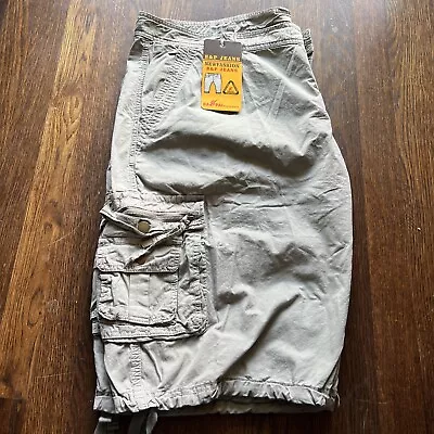 Bapai Jeans.Mens Cargo Shorts. Size 48. Dark Gray. • $20