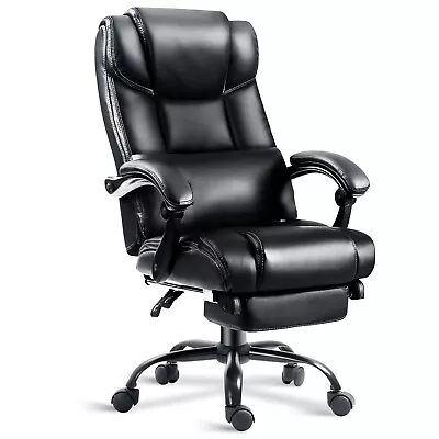 £109.99 • Buy Executive Office Chair Swivel Recliner Chair Leather Computer Desk Gaming Chair