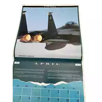 Vintage Airplane Aircraft McDonnell Douglas 1992 Aviation Calendar Jets Missile • $12.99