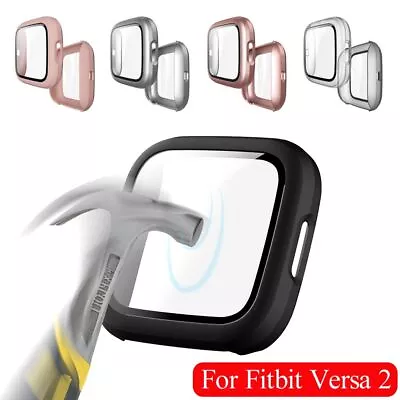 For Fitbit Versa 2 Full Shockproof Cover Screen Protector 9H TPU Case Watch • $7.74