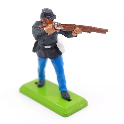 Britain DEETAILS Civil War Union Infantry Soldier Firing Gun Miniature Figure • $6.99