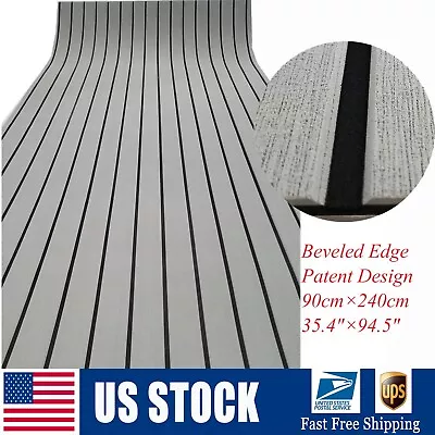 Marine Flooring EVA Foam Mat Boat Decking Maintain Easy Install Carpet Gray • $54.84