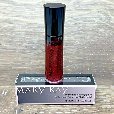 New Mary Kay Nourishine Plus Lip Gloss BERRY DAZZLE  047947 ~ Discontinued • $19.99