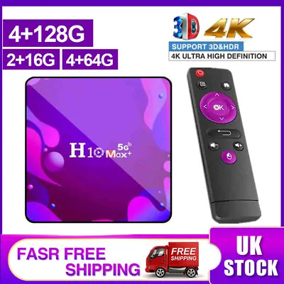 £34.85 • Buy H10 MAX Android 11.1 TV Box 16/64/128G Quad Core HD 4K HDMI WIFI 5G Media Player