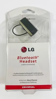 CORDLESS LG Bluetooth Headset- Universal Model LBT210Z New Sealed Verizon Black • $15.99