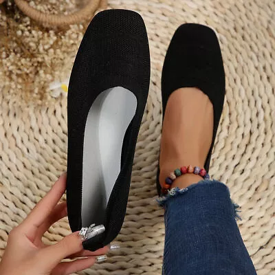 Women's Ballet Flats Shoes Comfortable Soft Casual Slip On Dress Shoes • $24