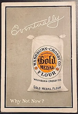$9.99 • Buy WASHBURN~CROSBY GOLD MEDAL FLOUR ILLUSTRATED SALESMAN’S BUSINESS CARD~Roanoke VA
