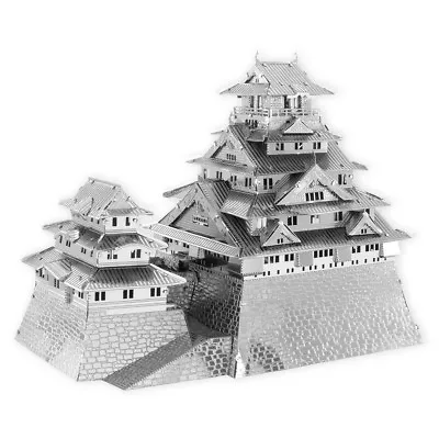 Fascinations ICONX OSAKA CASTLE 3D Laser Cut Steel Metal Earth Model Kit ICX109 • $16.95