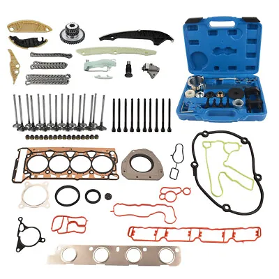 For Audi VW Head Gasket Set Timing Chain Tool Kit Valves TSI TFSI 2.0T 2008+ • $175.99