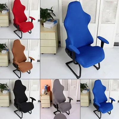 $32.81 • Buy Gaming Chair Cover Stretchy Armchair Swivel Seat SoftFor Home Office Computer