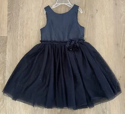 H & M Girl’s Size 4-5 Beautiful Navy Sleeveless Special Occasion Tutu Dress • $13.50