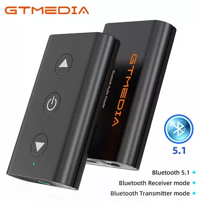 Bluetooth 5.1 Receiver Transmitter AUX 2 In1 Audio Stereo Music Home Car Adapter • $16.99