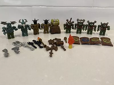 Lot Of Mega Bloks Dragons Krystal Wars Mini Figures Orcs Warriors Gems Orb • $17