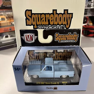 2024 M2 Machines SQUAREBODY Syndicate 1978 GMC Sierra Grande 15 WMTS18 • $20