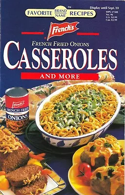 1996 Favorite Brand Name Recipes ~ French’s French Fried Onions Casseroles & Mor • $3