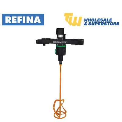 £299.99 • Buy REFINA MEGAmixer MM22 Plaster Mortar & Epoxy 2 Speed 1150W H Handle Mixer 240V  