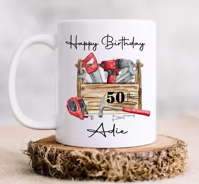 Personalised Birthday 18th 21st 40th 50th 60th 70th Mug Cup Gift Present DIY  • £10.25