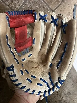 Mizuno GPF1150-Y1 Red White & Blue Boys 11.5” Baseball Glove Right Hand Throw • $84.99