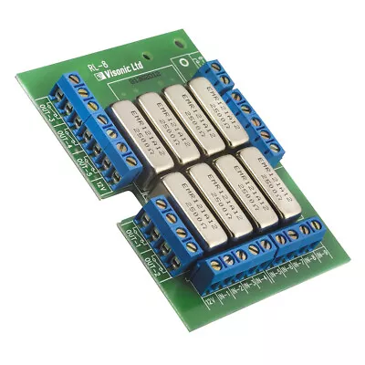 Visonic RL-8 (M) Relay Conversion Module For MCR-308 Adds Form C Relays • $10.99