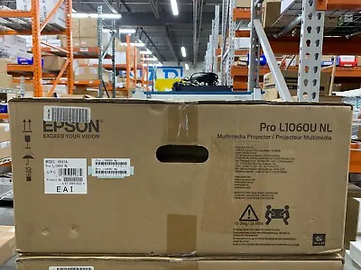 Epson Pro L1060U NL H941A Compact WUXGA 3LCD Laser Projector With 4K Enhancement • $4999.24