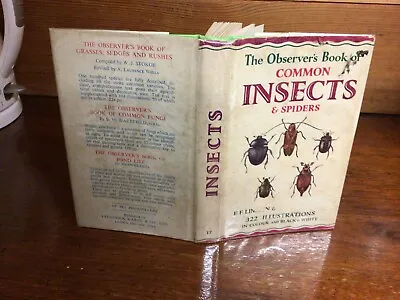 Observers Book Of Common Insects & Spiders 1966: • £9.99