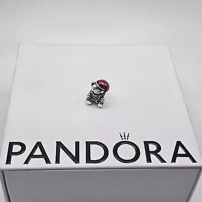 Genuine Pandora Christmas Bear Red Enamel Santa Hat Charm ALE 925 #791391ENMX • £20