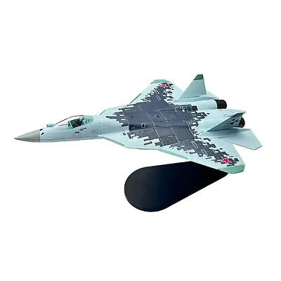 Retro1/100 Russian Air Force Su-57 Stealth Fighter Aircraft Diecast Plane Model • $40.12