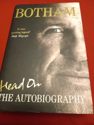 £4.99 • Buy Head On - Ian Botham: The Autobiography By Ian Botham Signed Dedicated 
