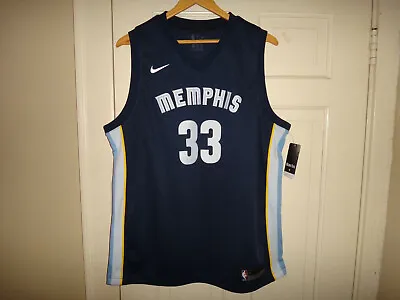 Youth XL (18/20) Nike Marc Gasol Memphis Grizzlies Icon Edition Swingman Jersey • $27