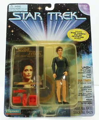Playmates - Star Trek Vash Mysterious Galactic Archaeologist Action Figure - 199 • $6.99