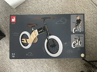 Janod - Deluxe Balance Bike 3-6yrs (New / Unboxed) • £49