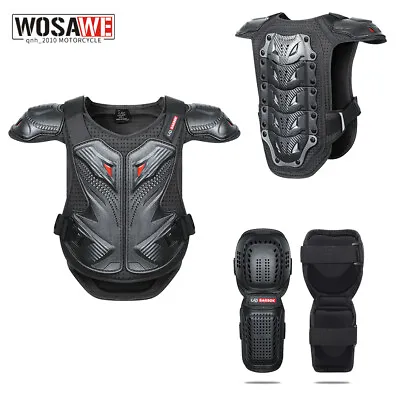 BARBOK Children's Racing Motorcycle Protective Gear Guard Armor Knee Protectors • $21.76