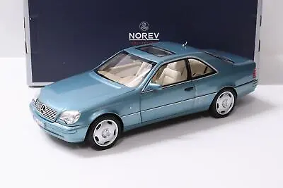 1:18 NOREV Mercedes CL600 Coupe 1997 Blue Metallic • $105.80