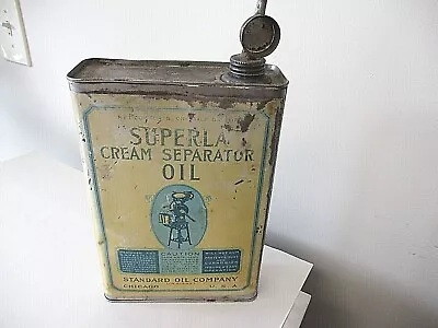 Superla Cream Separator Oil With Spout. One Half Gallon Standard Oil Company • $55