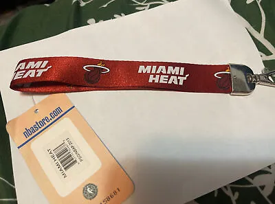 Miami Heat Wristlet Keystrap Keychain NBA • $10.95