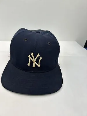 90’s New York Yankees New Era Dupont Visor Pro Model Snapback Hat M/L USA • $45