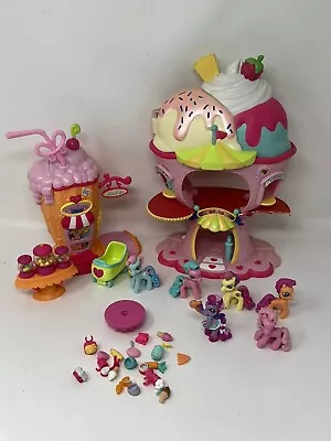 My Little Pony Ponyville Lot - Ice Cream Shop 6 Ponies • $39.15