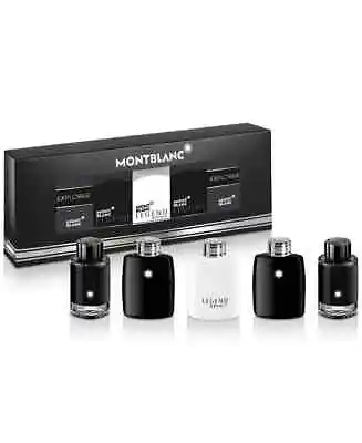 Mont Blanc Travel Mini Fragrance Set For Men 5 X 4.5 ML Open Box • $43.99