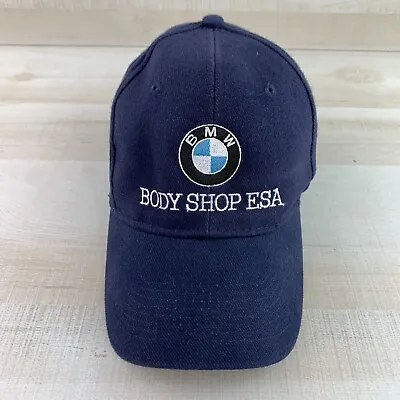 BMW Body Shop ESA Baseball Cap Navy Blue Adjustable Hat • $9.21