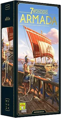 7 Wonders 2nd Edition: Armada Expansion Board Game Ages 10+ 3 To 7 Players • £17.99
