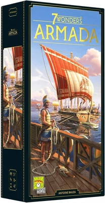 7 Wonders 2nd Edition: Armada Expansion Board Game Ages 10+ 3 To 7 Players • £17.99