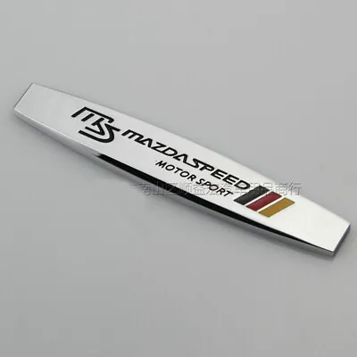 2PCS 3D Chrome Metal Side Rear Car Fender Emblem Badge For Mazda Mazdaspeed  • $10.99