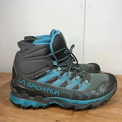 La Sportiva Hiking Boots Womens 10 Ultra Raptor II Mid GTX Waterproof Sneakers • $44.99