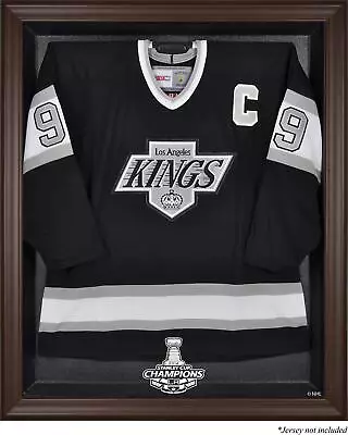 Kings 2014 Stanley Cup Champions Brown Framed Jersey Display Case - Fanatics • $279.99