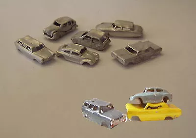 P&D Marsh N Gauge N Scale G18 6 Scrap Cars Castings Require Painting • £9.45