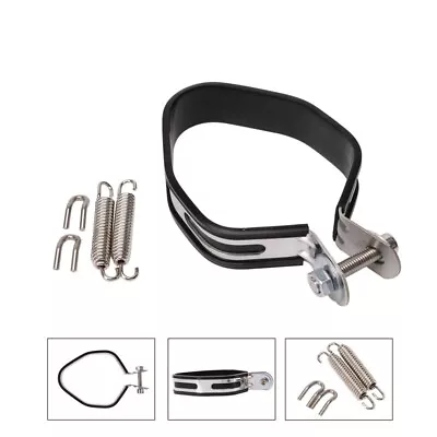 Hanging Clamp Strap Mount Bracket Motorcycle Exhaust Muffler Silencer Hanger • $17.59