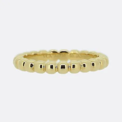 Van Cleef & Arpels Perlée Pearls Of Gold Ring Size K (50) - 18ct Yellow Gold • £1225