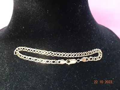 9 Ct Gold Chain Bracelet. • $290