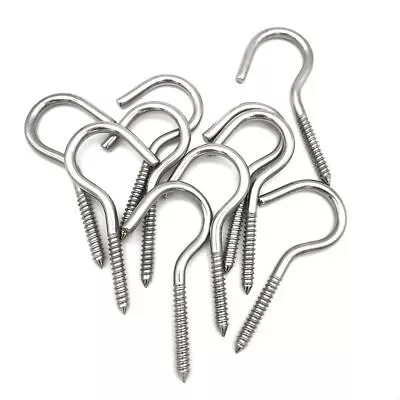 JY-MARINE 3.8 Inch Stainless Steel 316 Screw-in Hooks Eye Bolt Heavy Duty Lar • $18.69